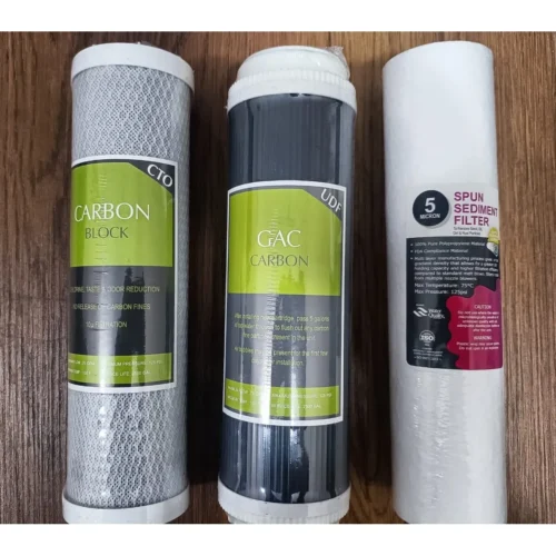 Open Case Water Purification first 3 filters